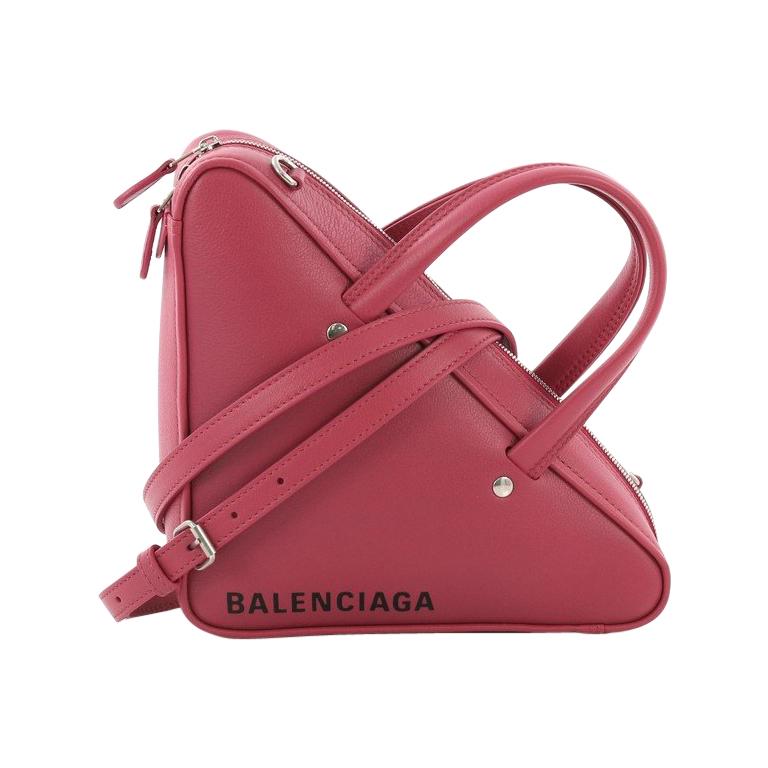 Balenciaga Triangle Duffle Bag Leather Small