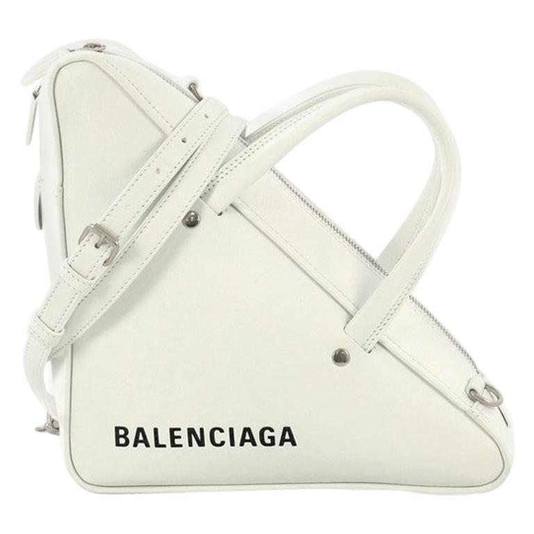 balenciaga triangle bag green