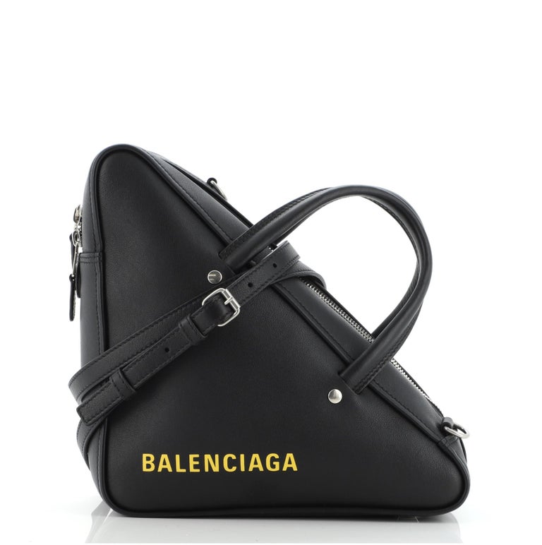 Balenciaga Triangle Duffle Bag Leather Small at 1stDibs | balenciaga  triangle bag, balenciaga triangle purse, balenciaga duffle bag