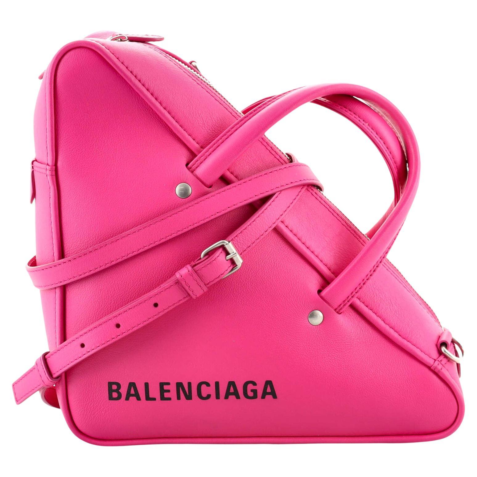 Balenciaga Triangle Duffle Bag Leather Small