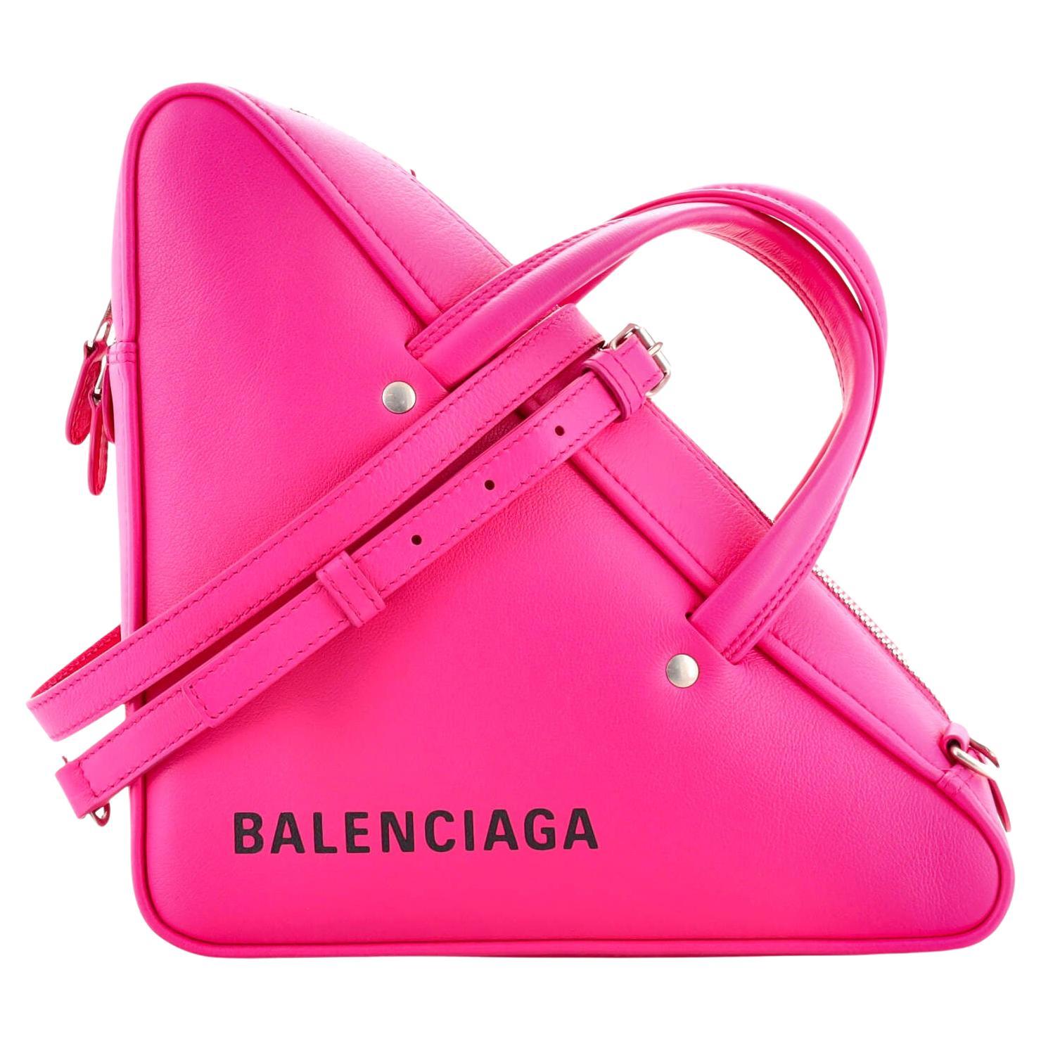 Balenciaga Triangle Duffle Bag Leather Small