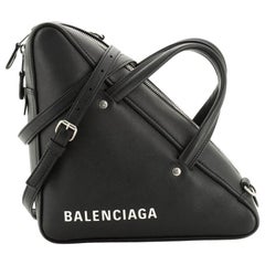 Balenciaga Triangle Duffle Bag Leather XS