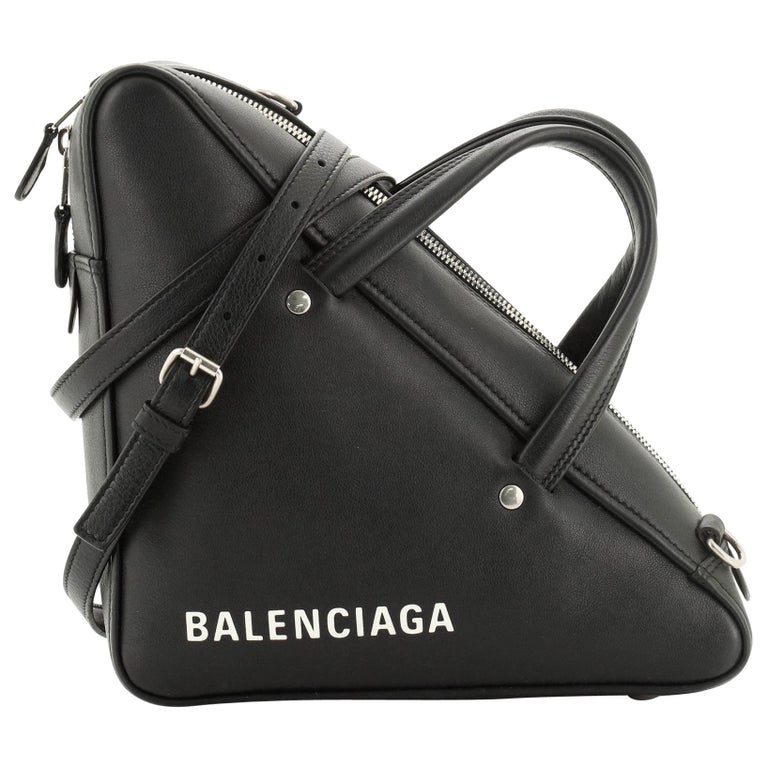 Balenciaga Triangle Duffle Bag Leather XS at 1stDibs