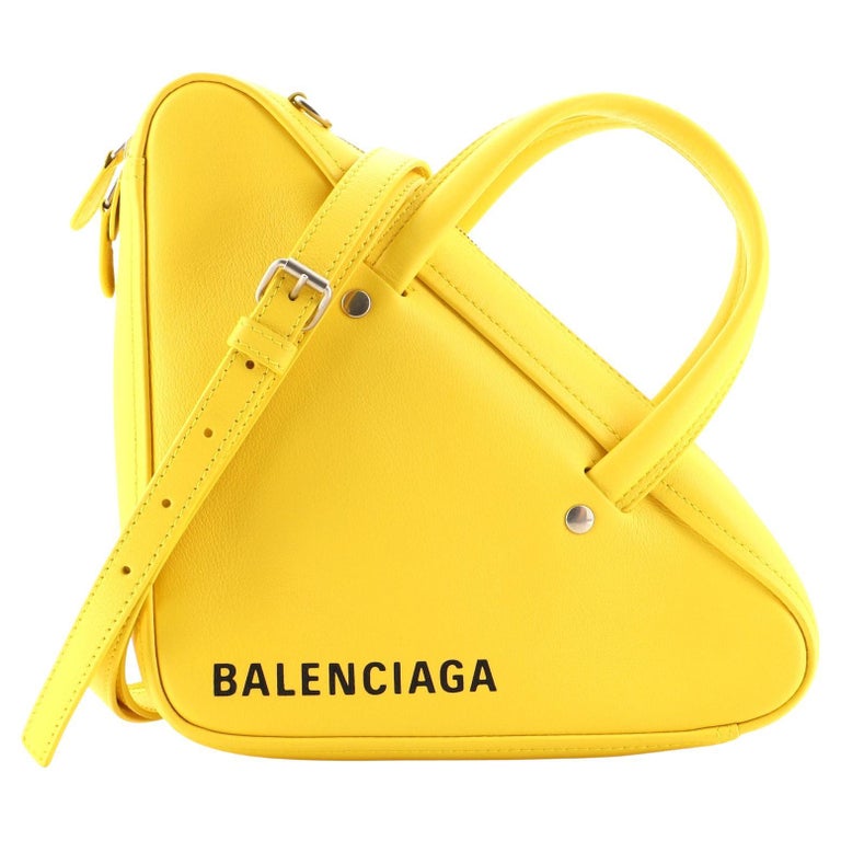 Balenciaga Triangle Duffle Bag Leather XS at 1stDibs
