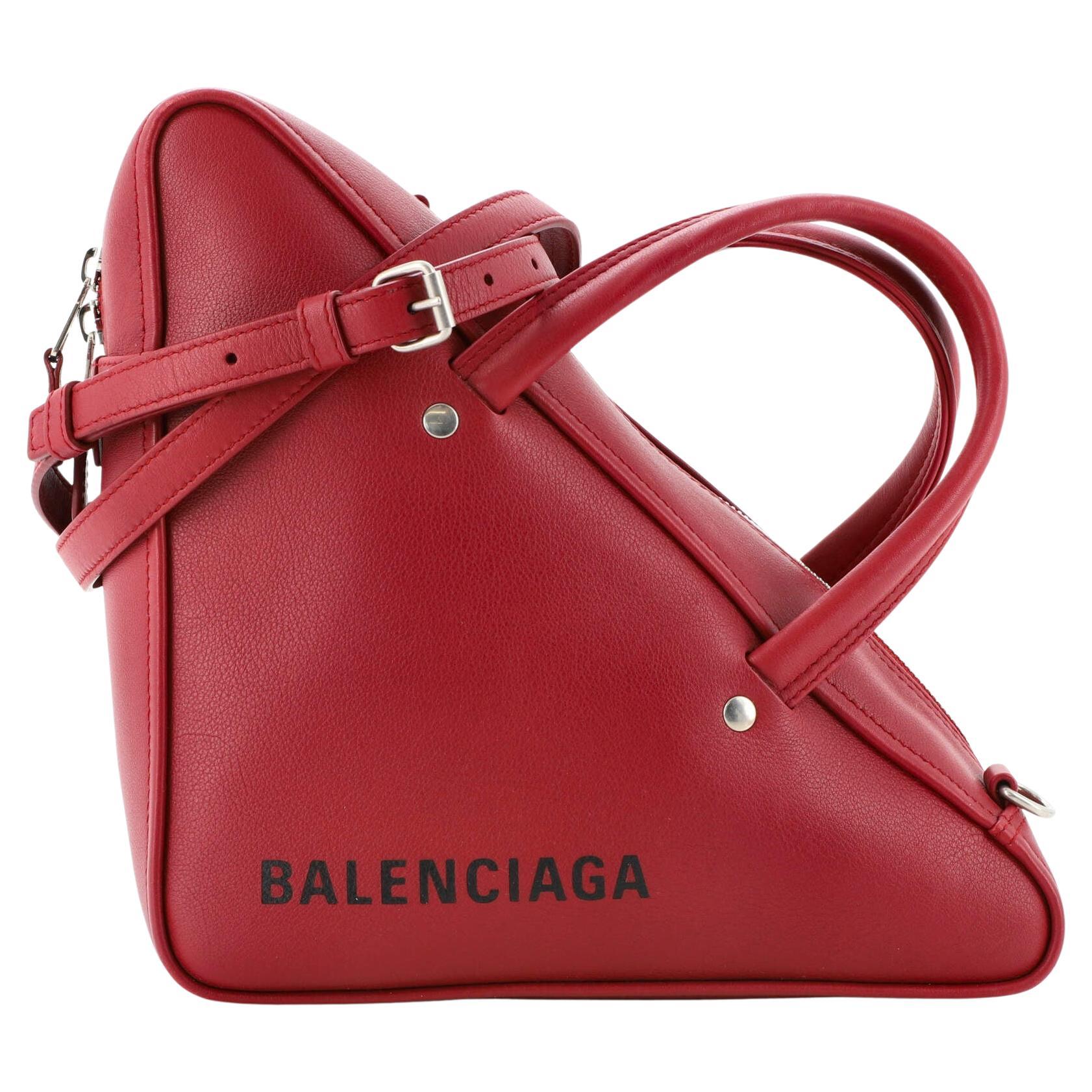 balenciaga xs triangle bag
