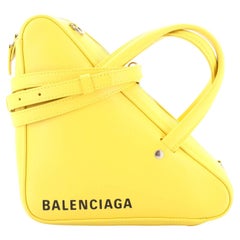 Balenciaga Triangle Duffle Bag Leather XS