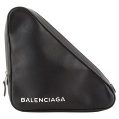 Balenciaga Triangle Pouch Leather Medium