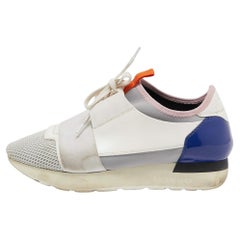 Balenciaga Sneakers da corsa in pelle e mesh tricolore taglia 37