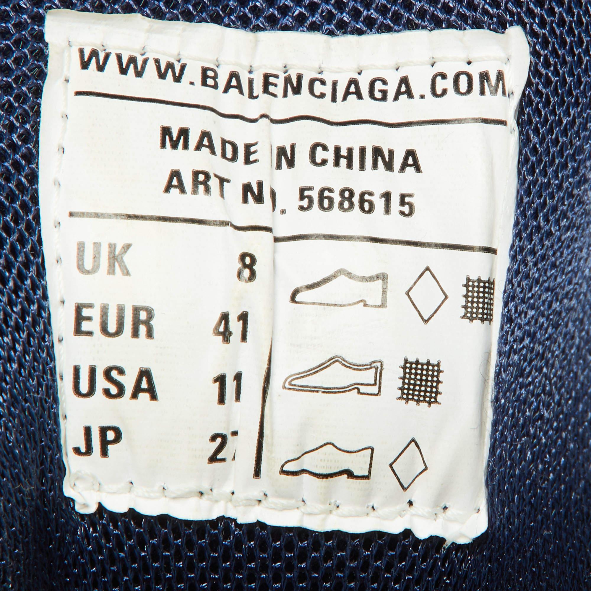 Balenciaga Tricolor Rubber and Mesh Track 2 Sneakers Size 41 3