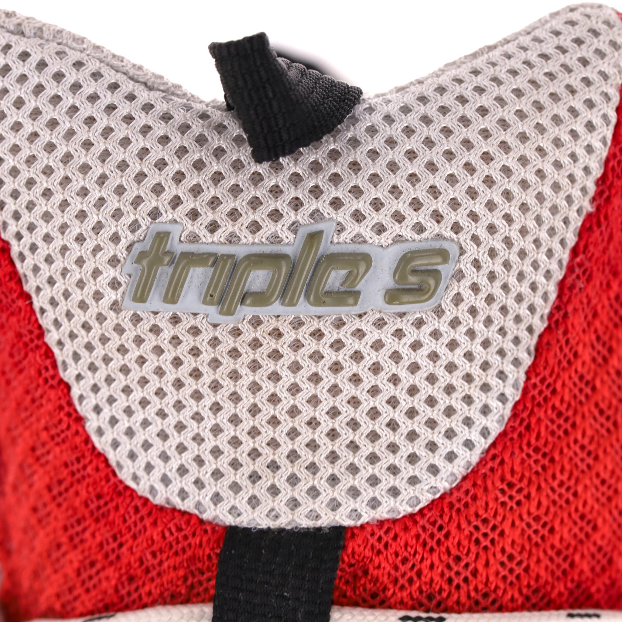 Balenciaga Triple S Turnschuhe aus Leder, Nubuk und Mesh im Used-Look im Angebot 1