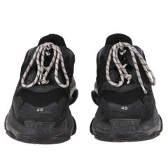Balenciaga Triple S Leather, Nubuck & Mesh Sneakers