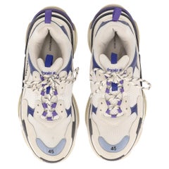 Balenciaga Triple S Leather, Nubuck & Mesh Sneakers