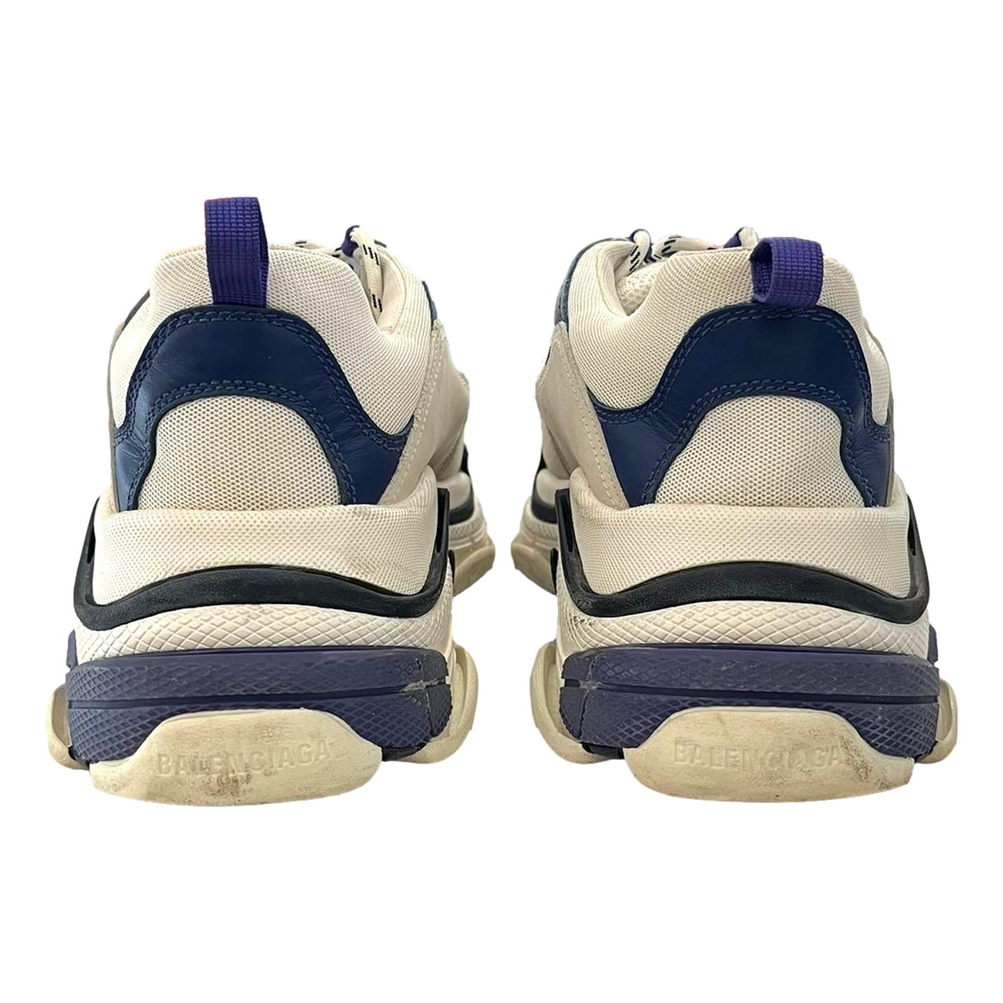 Men's Balenciaga Triple S Leather, Nubuck & Mesh Sneakers