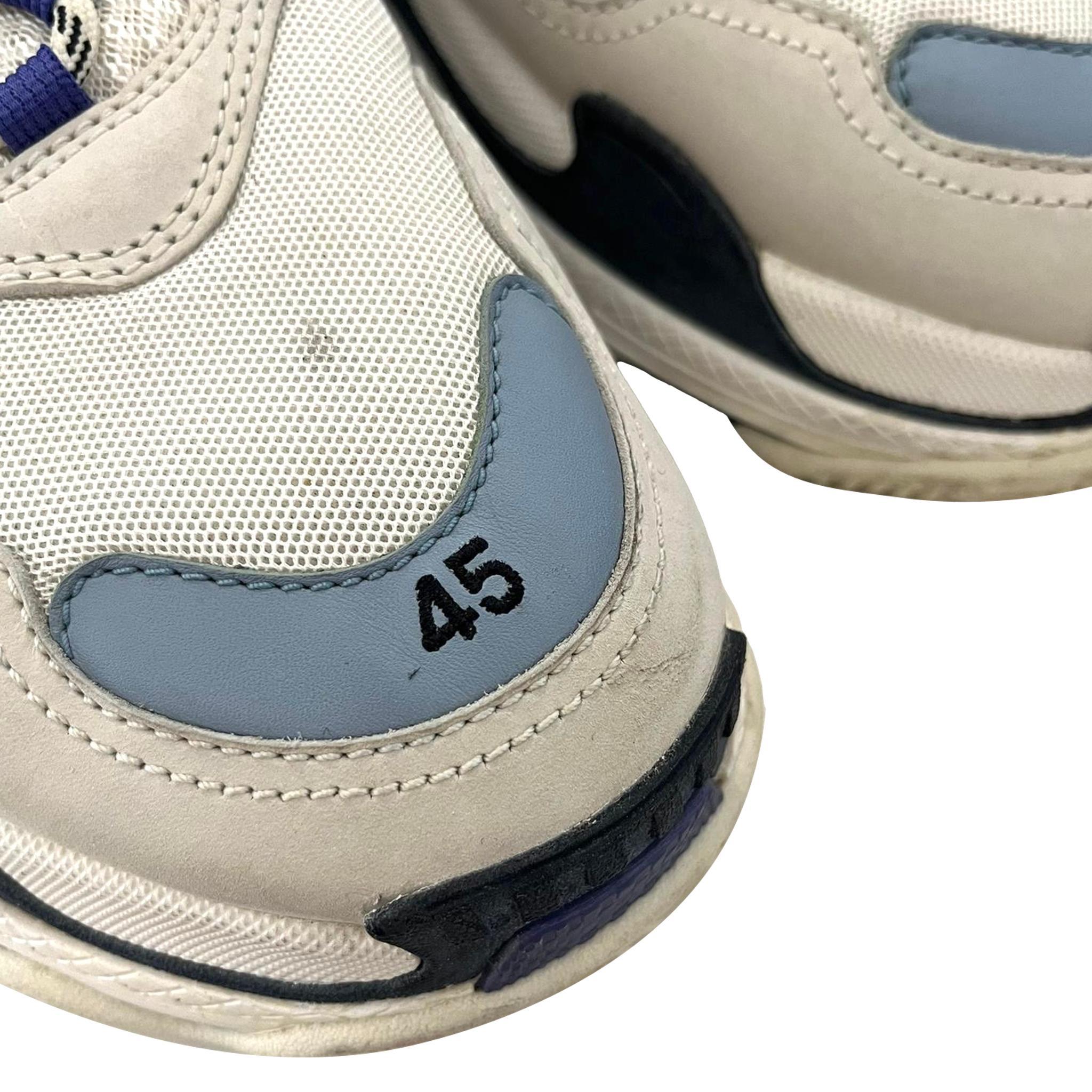 Balenciaga Triple S Leather, Nubuck & Mesh Sneakers 2