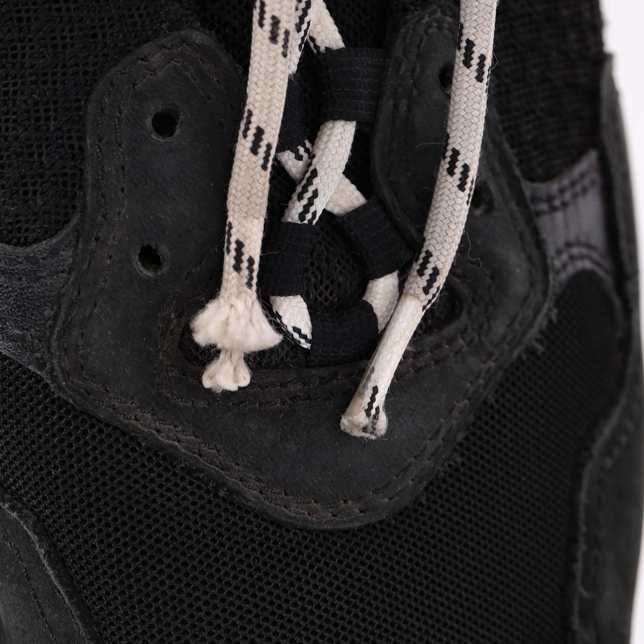 Balenciaga Triple S Leather, Nubuck & Mesh Sneakers 2
