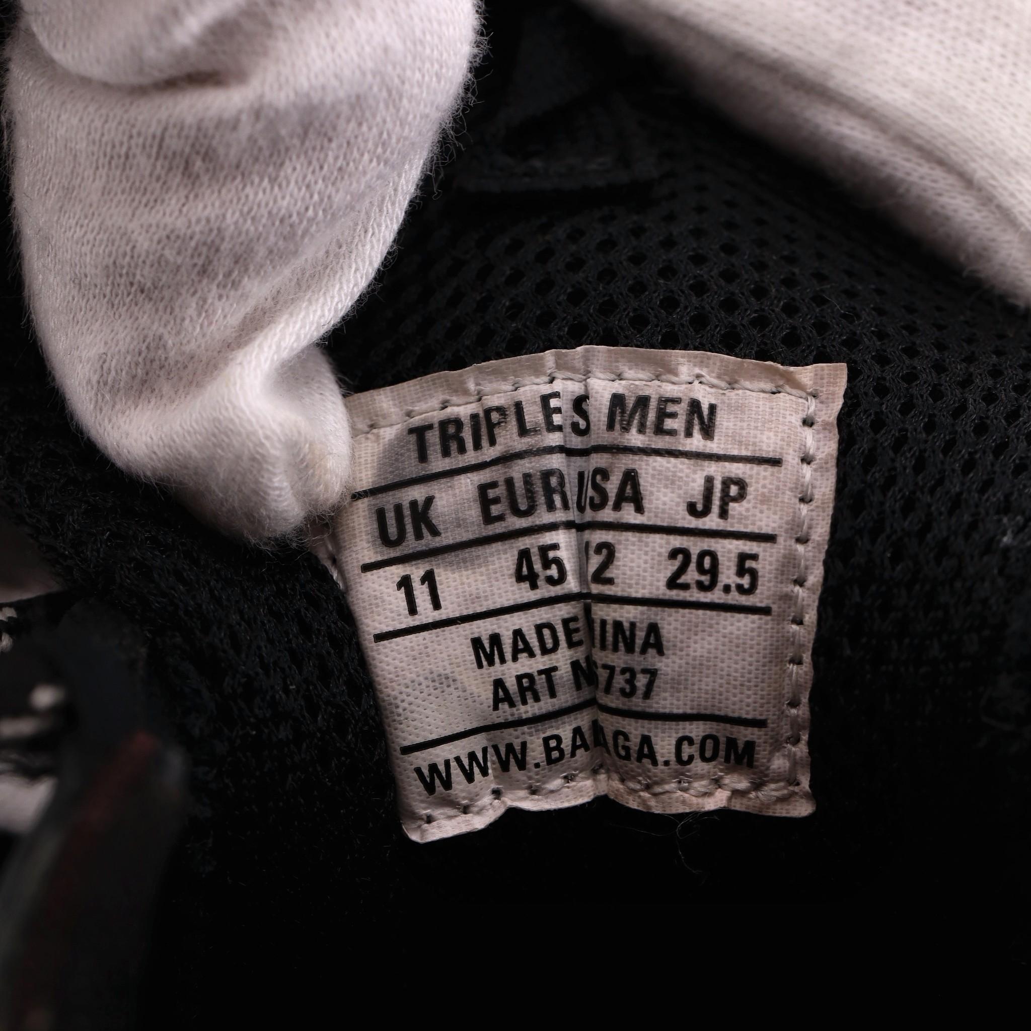 Balenciaga Triple S Leather, Nubuck & Mesh Sneakers 2