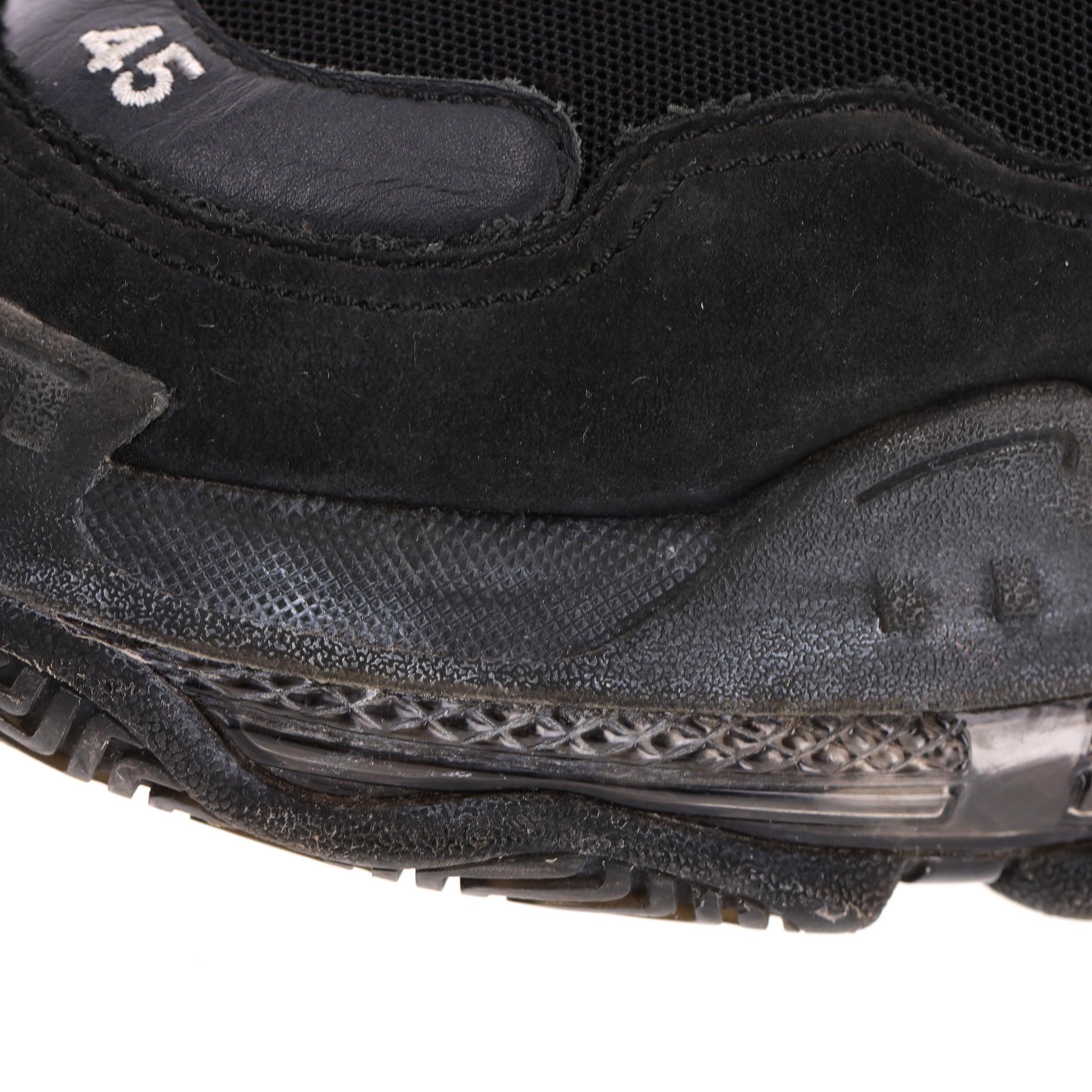 Balenciaga Triple S Leather, Nubuck & Mesh Sneakers 4