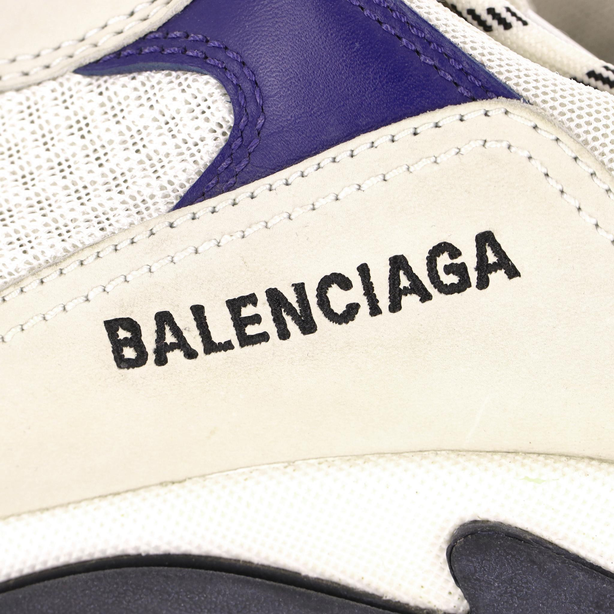 Balenciaga Sneakers Triple S in pelle, nabuk e mesh in vendita 4