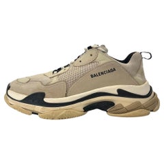 Balenciaga Triple S Leather, Nubuck & Mesh Sneakers