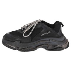 Balenciaga Triple S Leather, Nubuck & Mesh Sneakers