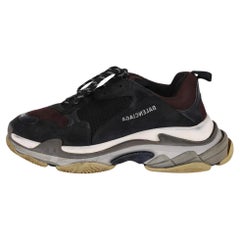 Balenciaga Triple S Leather, Nubuck & Mesh Sneakers