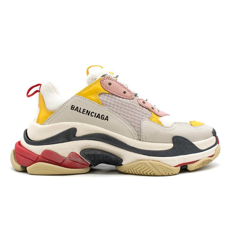 Balenciaga Triple S Low-Top Trainers - Current Season US 8 For Sale at ...