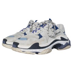 Balenciaga, Triple s trainers in grey and blue