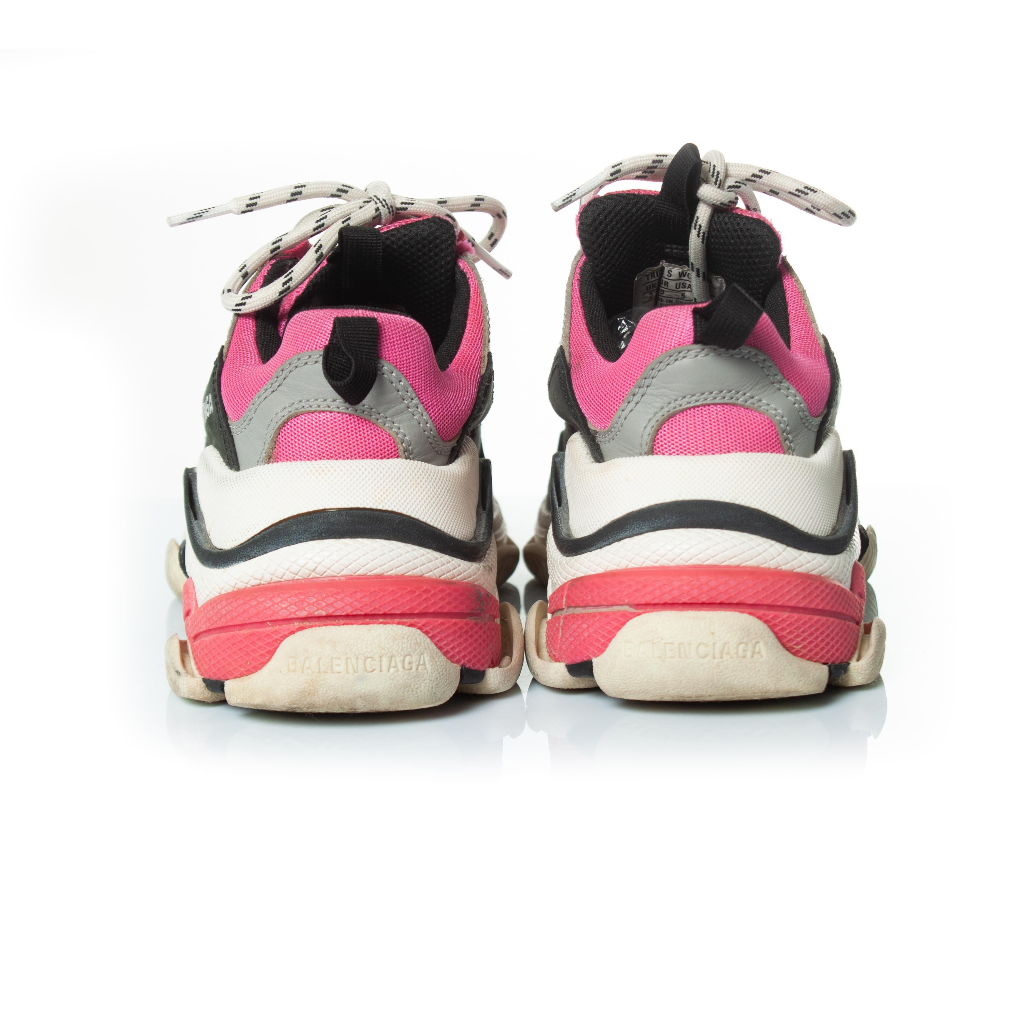 Balenciaga, Triple S trainers in pink For Sale 1