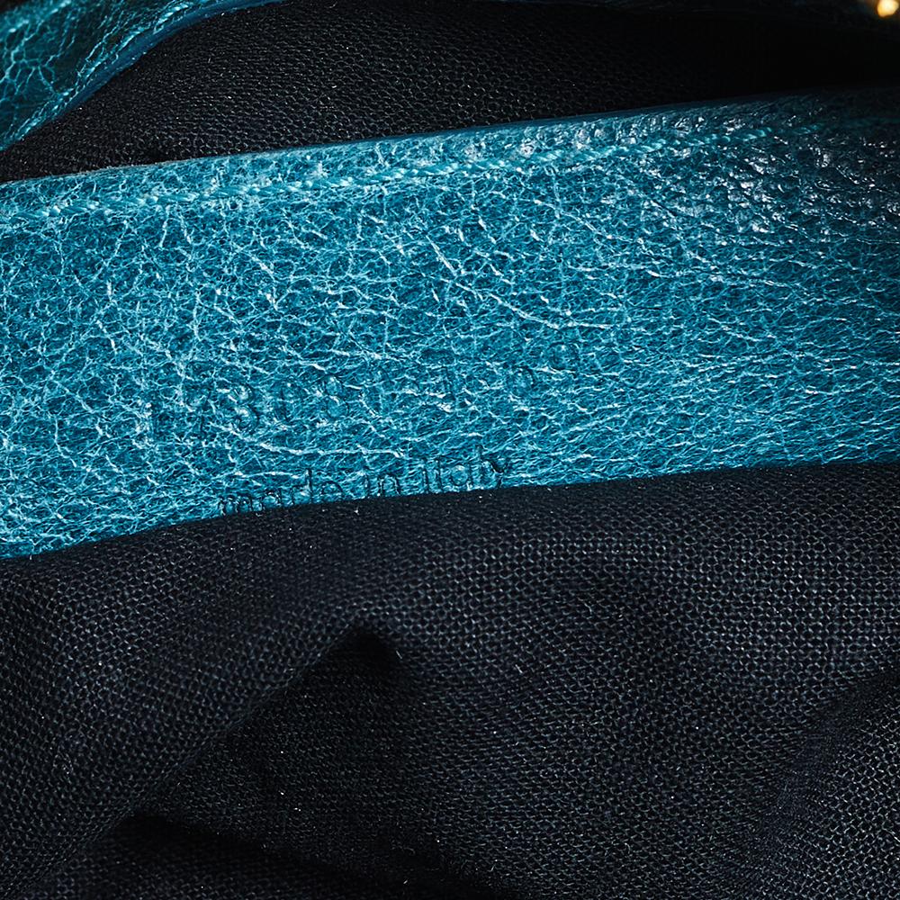 Women's Balenciaga Turquoise Leather GGH Work Tote