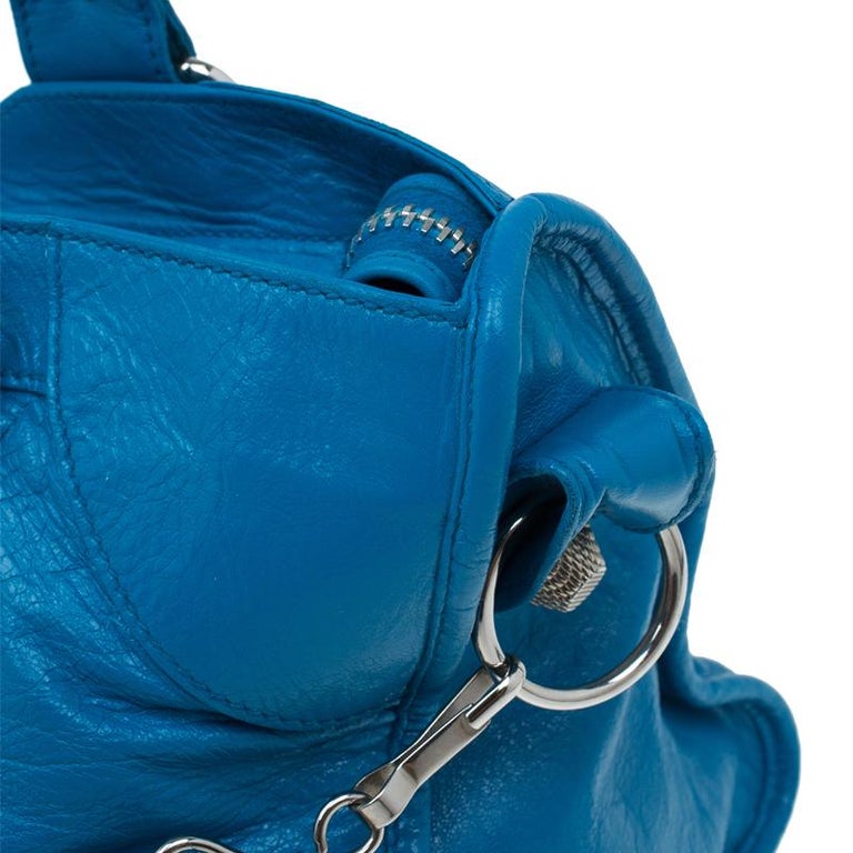 balenciaga turquoise bag
