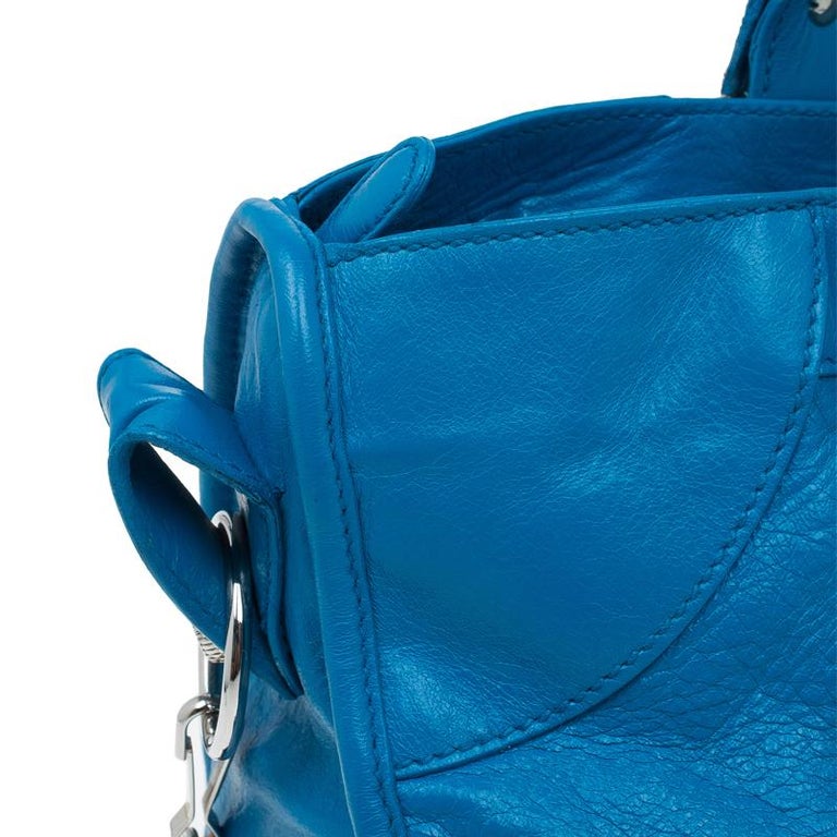 balenciaga turquoise bag