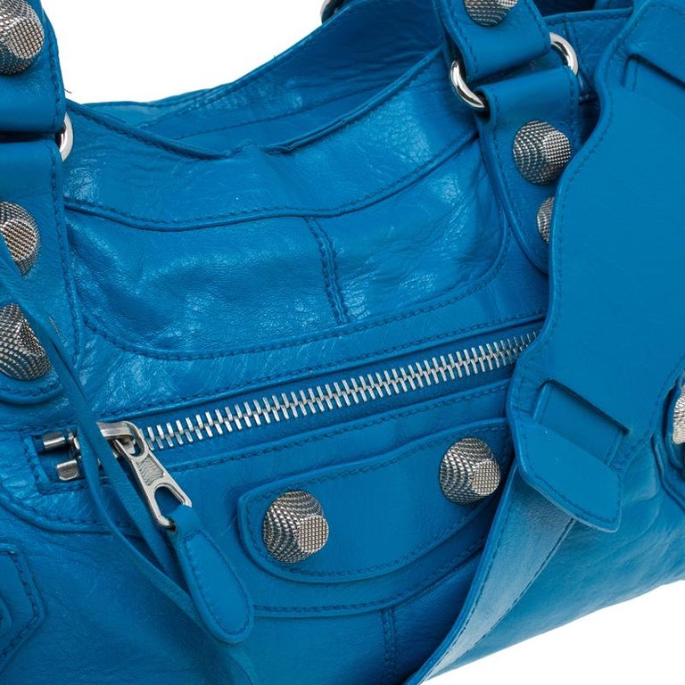 balenciaga turquoise bag