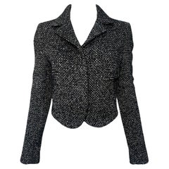 Blazer court taillé en tweed de Balenciaga, 2003