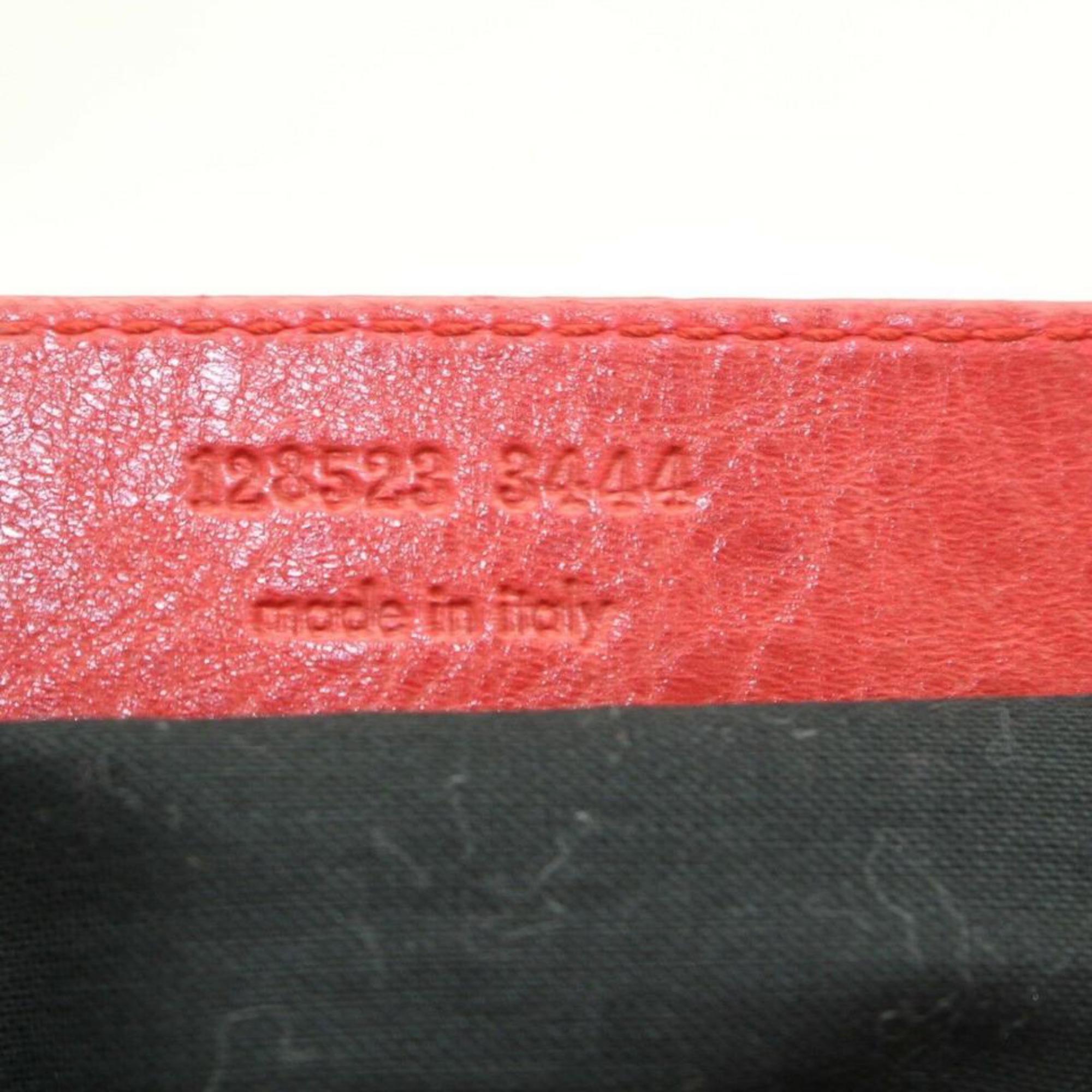 Balenciaga Twiggy 2way 870065 Red Leather Shoulder Bag For Sale 6