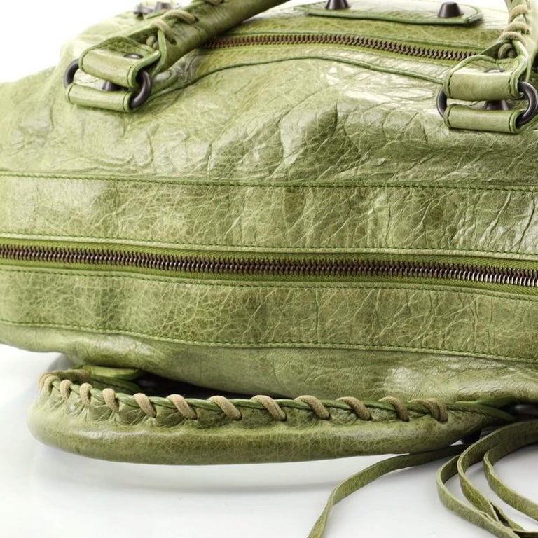 Balenciaga Twiggy Classic Studs Bag Leather Maxi at 1stDibs