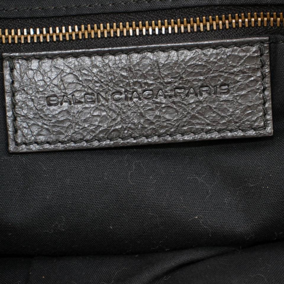 Women's Balenciaga (Ultra Rare) City Tote 867395 Black Leather Weekend/Travel Bag For Sale