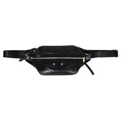 Balenciaga Unisex Black Lambskin Classic Neo Lift Hip/Belt Bag