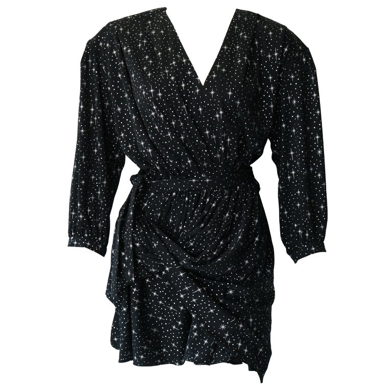 Balenciaga Uplift Star Print Jersey Dress For Sale at 1stDibs | balenciaga  star, uplift clothing, star print dresses