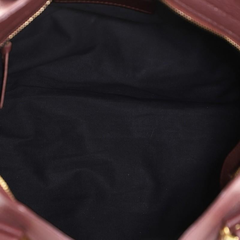 Women's Balenciaga Velo Classic Metallic Edge Bag Leather
