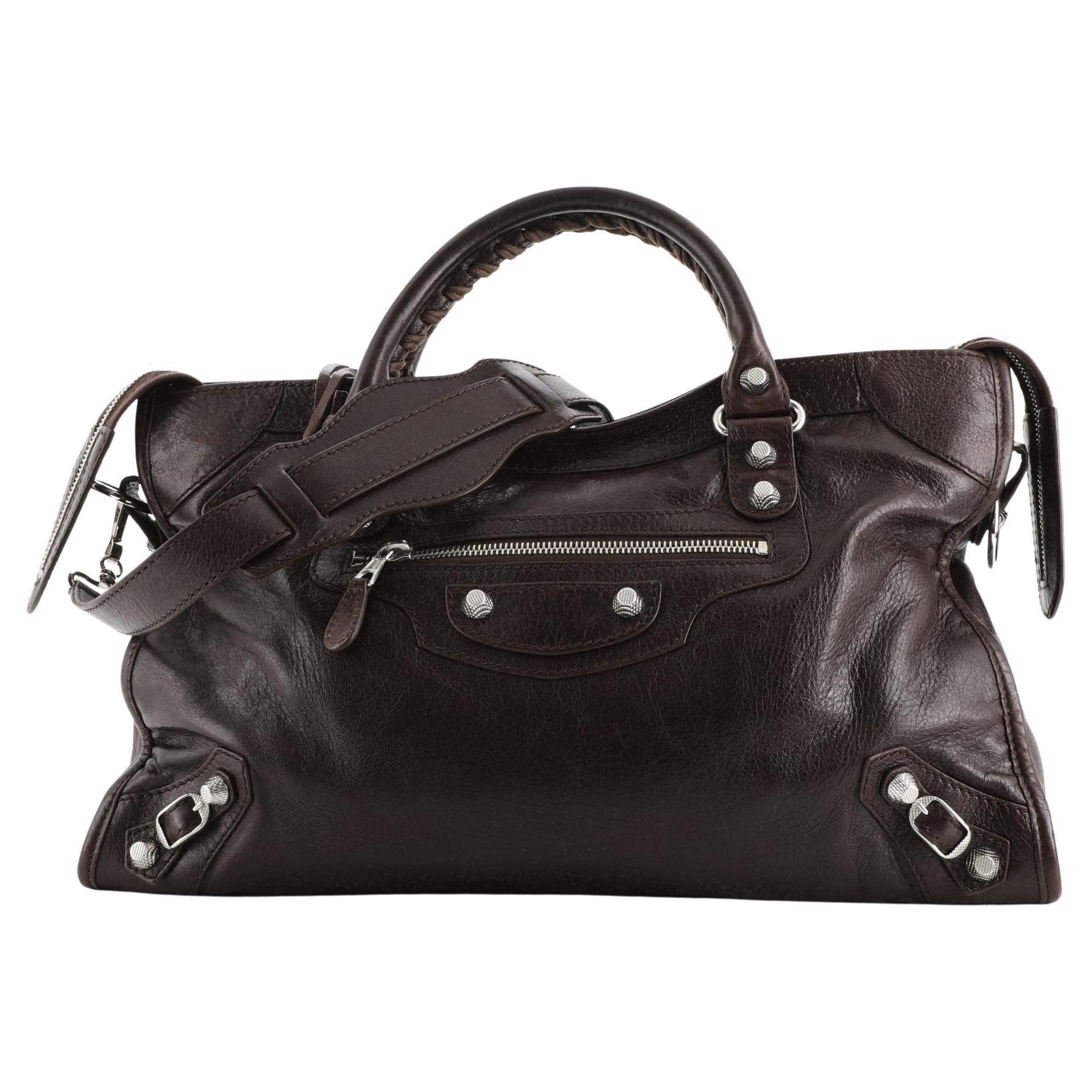 Balenciaga Velo Classic Metallic Edge Bag Leather For Sale at 1stDibs