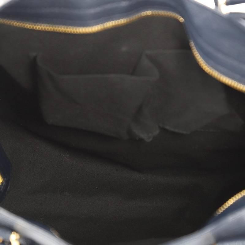 Balenciaga Velo Classic Metallic Edge Handbag Leather  In Good Condition In NY, NY