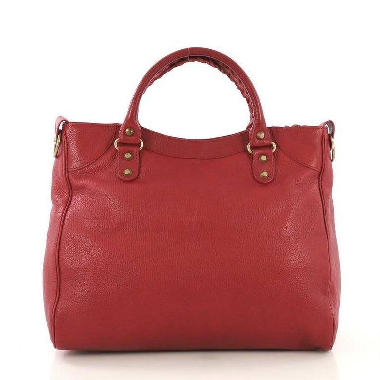 Balenciaga Velo Classic Studs Bag Leather Medium at 1stDibs