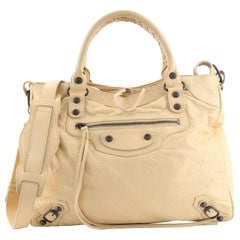 Balenciaga Velo Classic Studs Bag Leather Medium