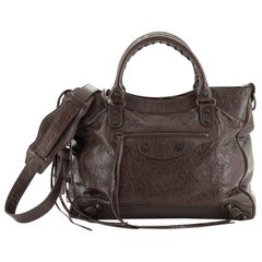 Balenciaga Velo Classic Studs Bag Leather Medium Black 2393541
