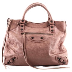 Balenciaga Velo Classic Studs Bag Leather Medium