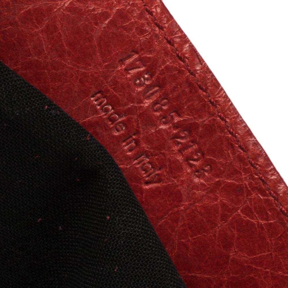Balenciaga Vermillon Leather GGH Midday Bag 2