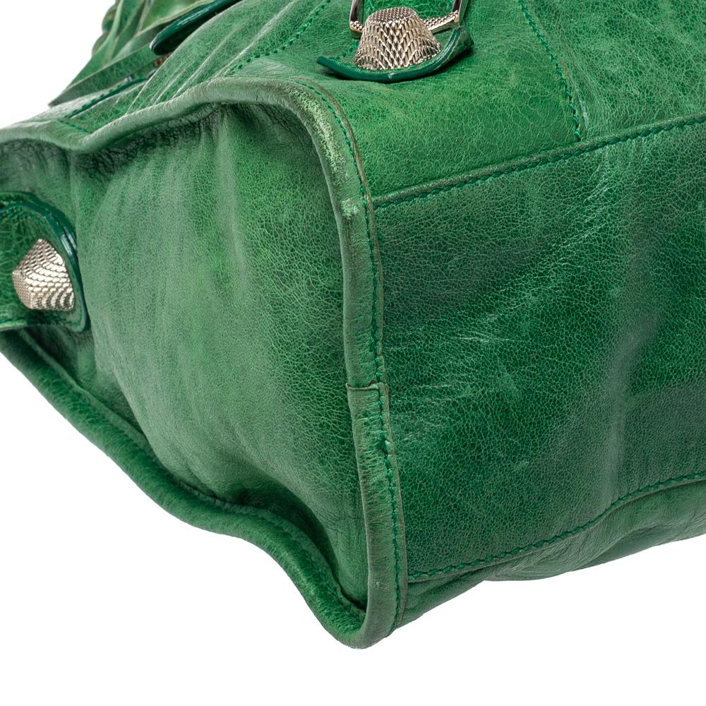 Balenciaga Vert Gazon Leather SGH City Tote 1