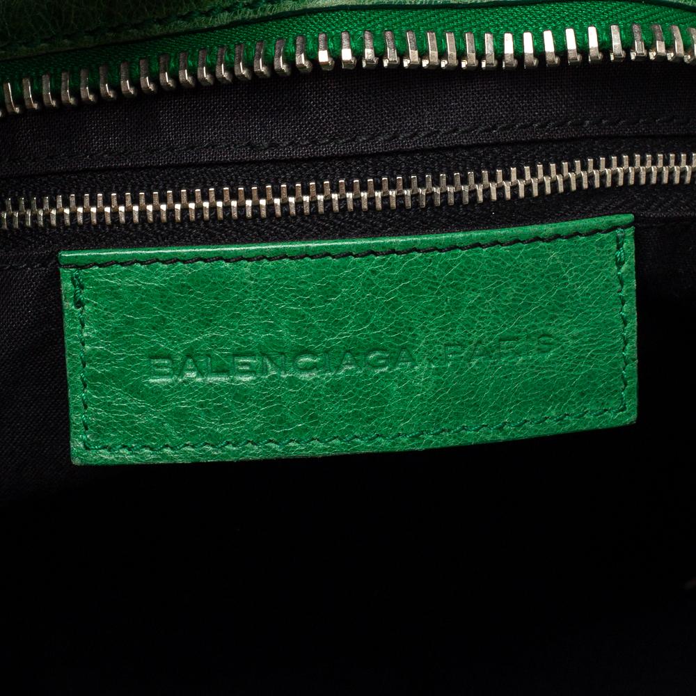 Balenciaga Vert Gazon Leather SGH City Tote 2
