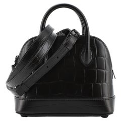 Balenciaga Ville Bag Crocodile Embossed Leather XXS