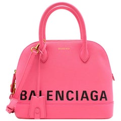 Balenciaga Ville Small Top Handle Bag in Rosa Kalbsleder 27cm